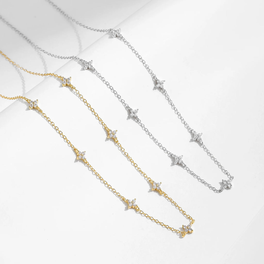 Exquisite Four Leaf Clover Necklace