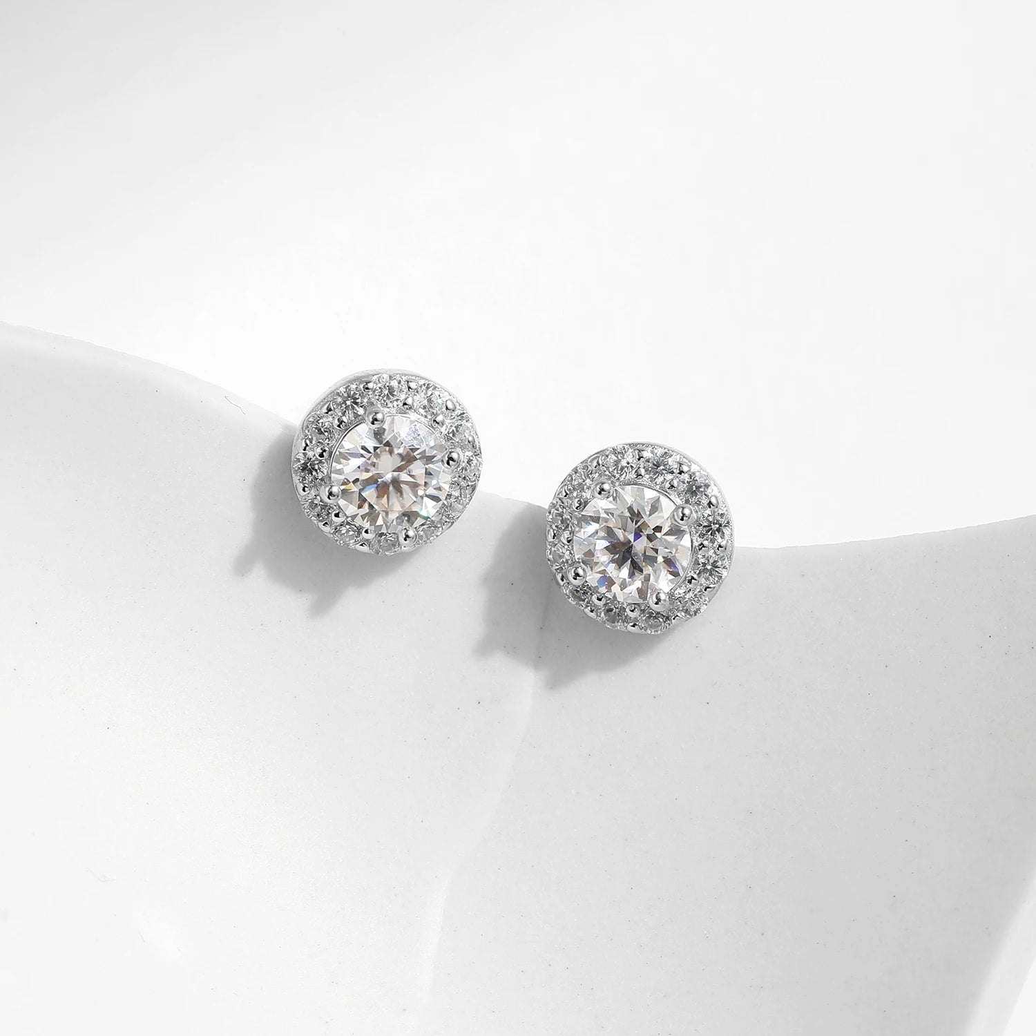 1.00CT Moissanite Earrings