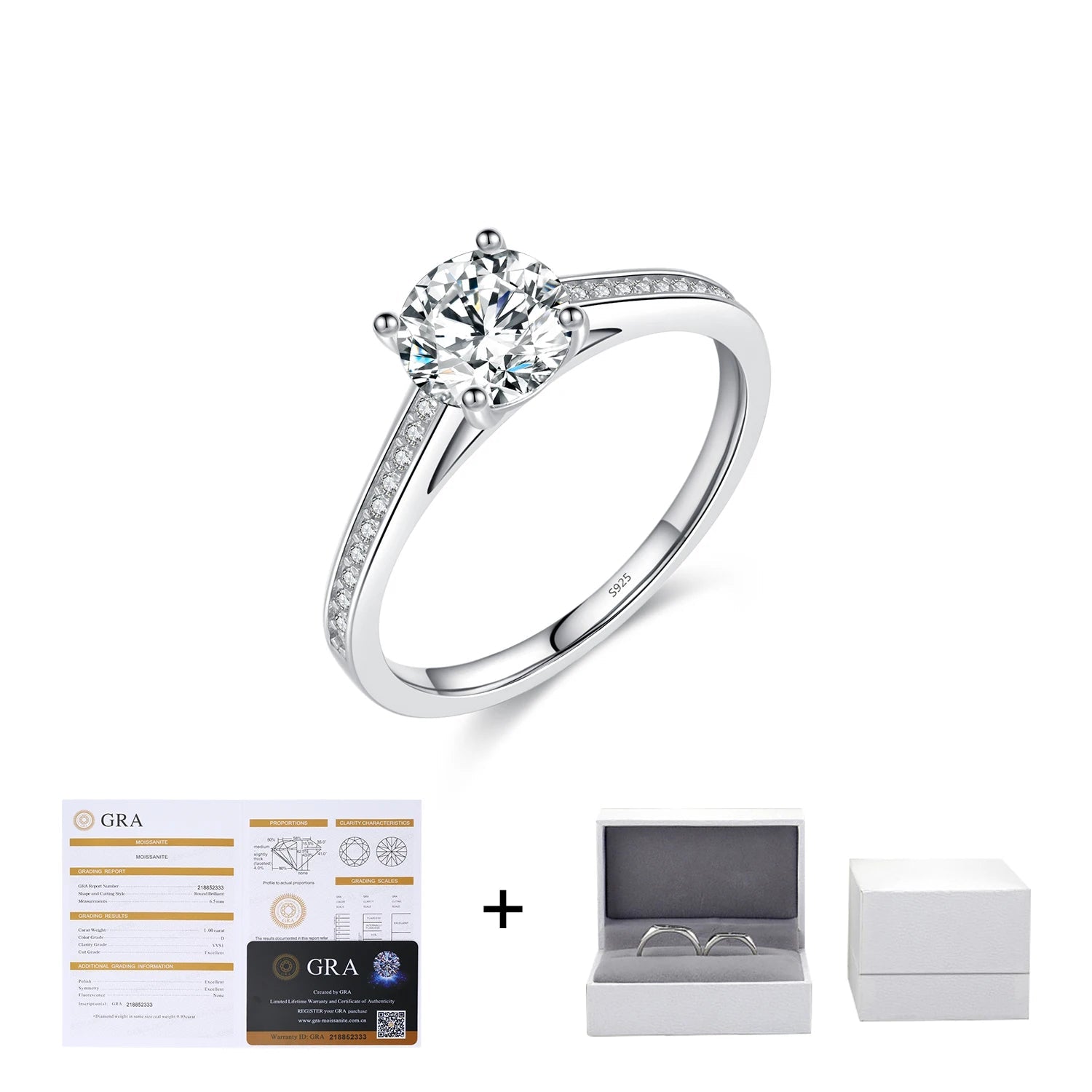 Moissanite Ring