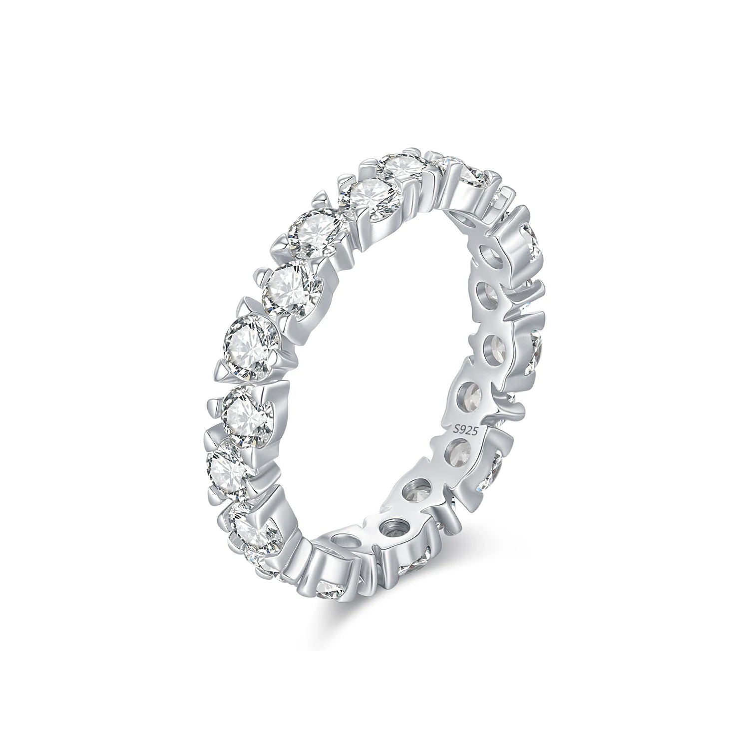Cubic Zirconia Eternity Ring