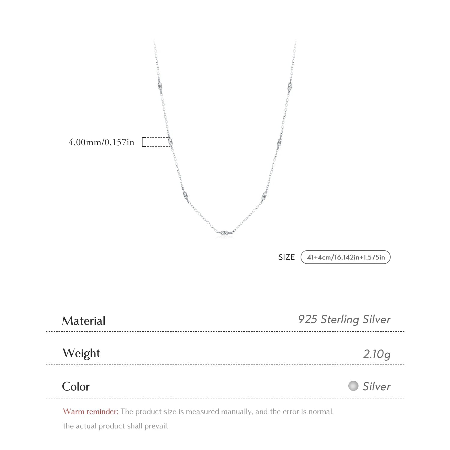 Collier ras du cou simple 