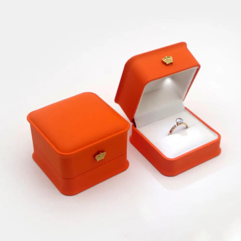 1 Pcs LED Jewelry Ring Box