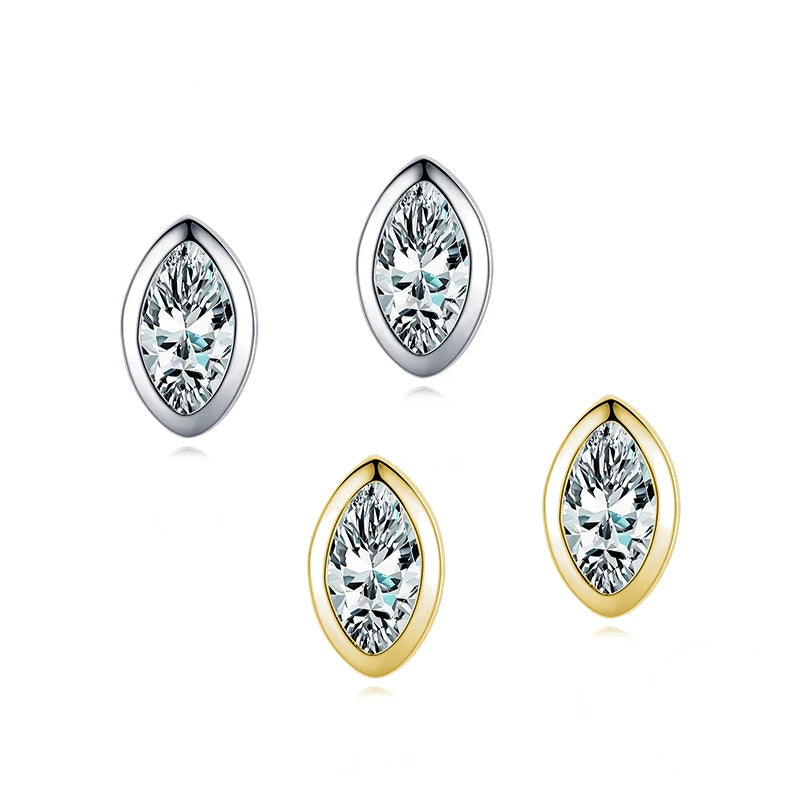 Golden Rhombus Gold Earrings