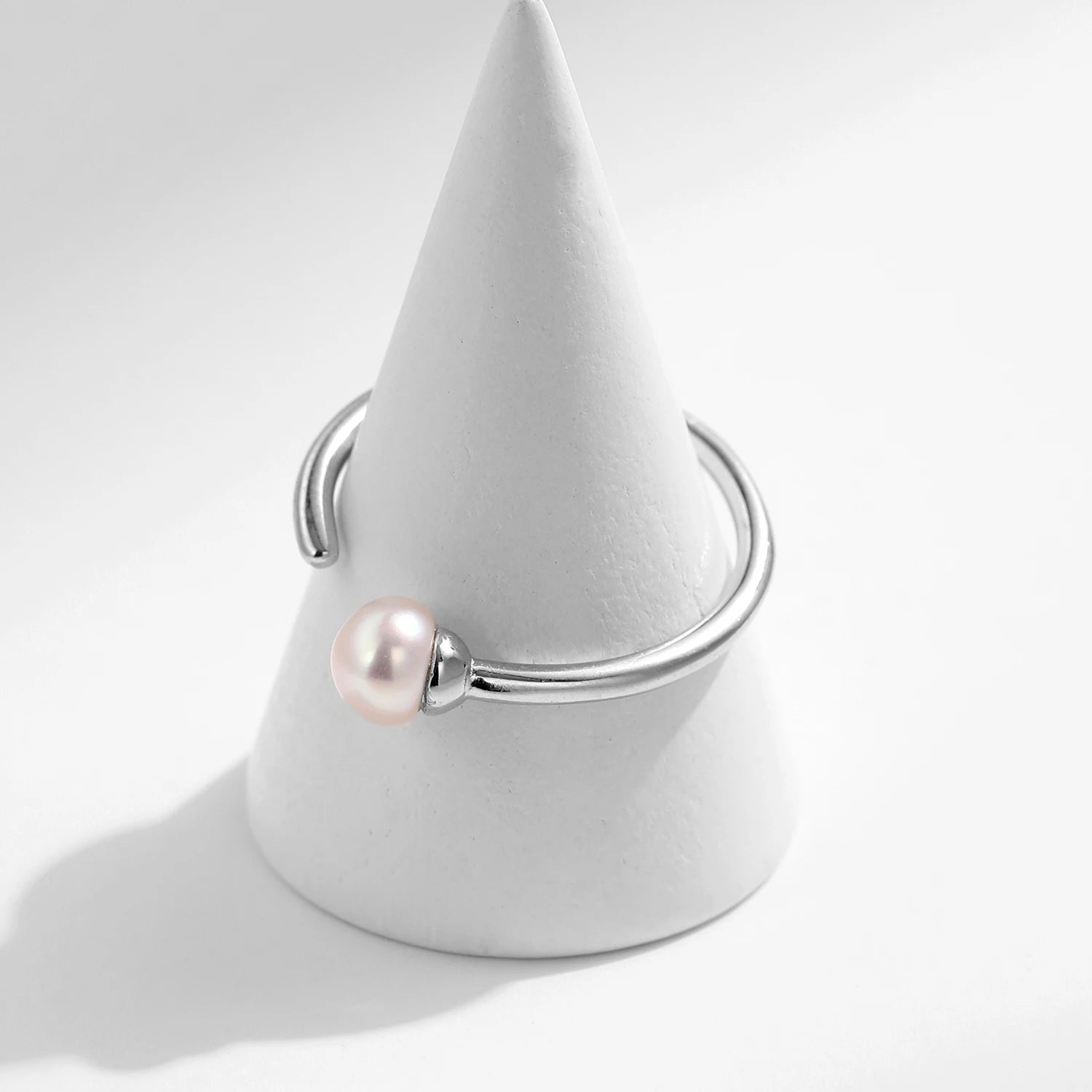 Natural Pearl Adjustable Size 6-9 Ring