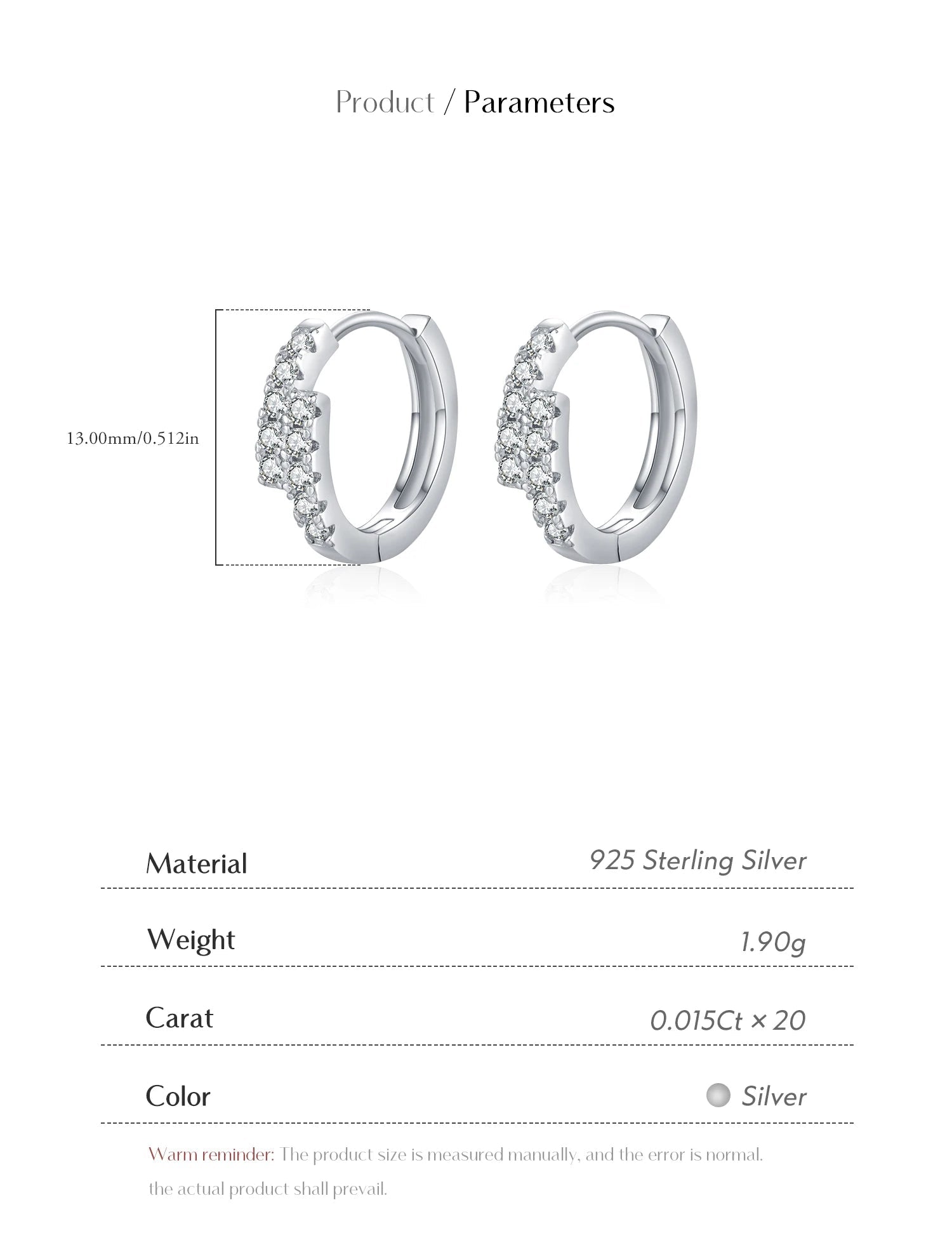 Moissanite Simple Earrings