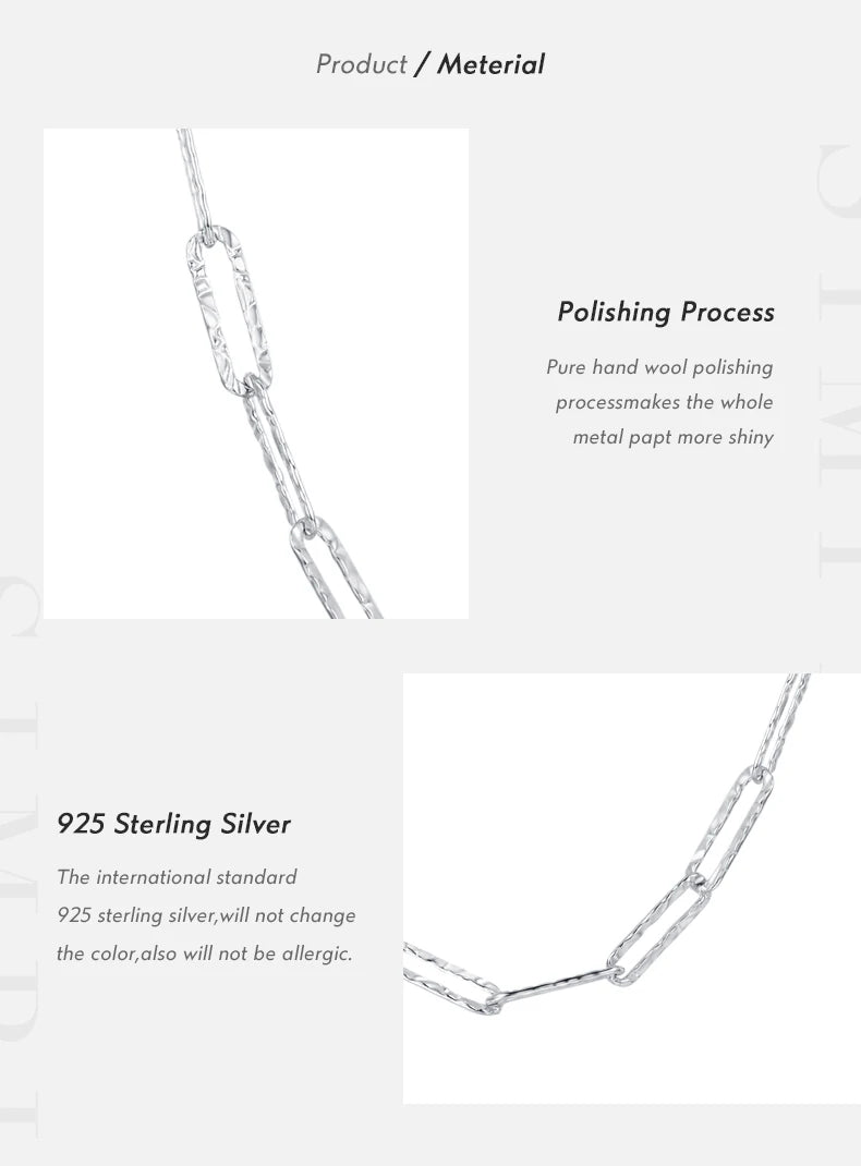 Collier texturé en papier d'aluminium 
