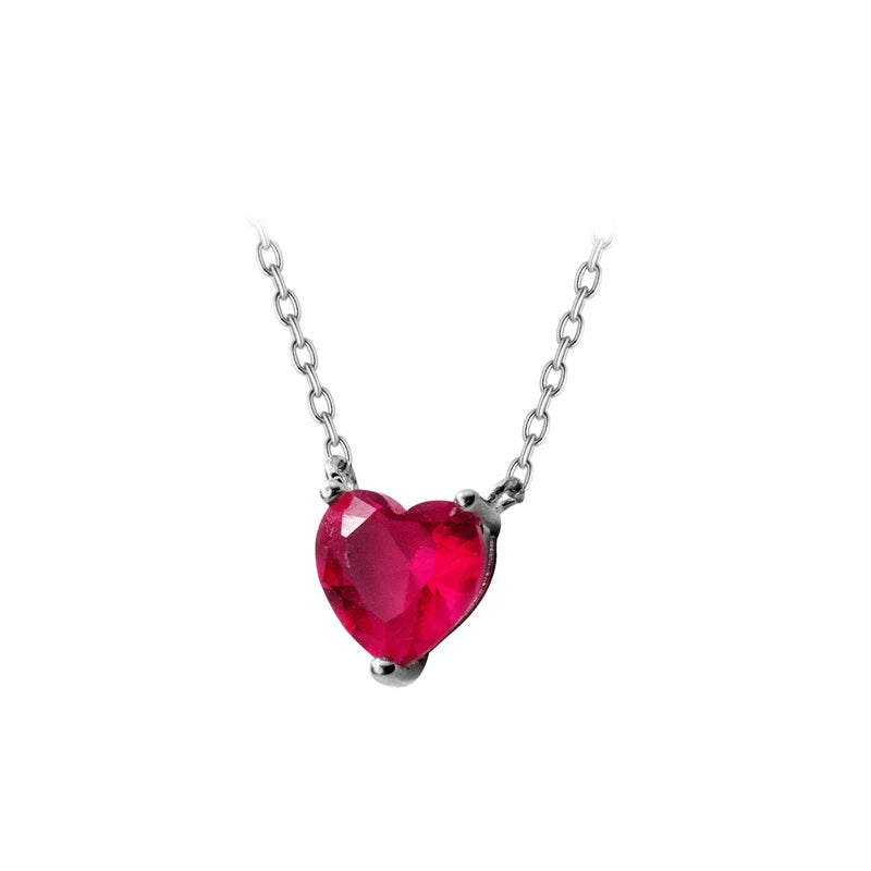 Collier Coeur Rouge 