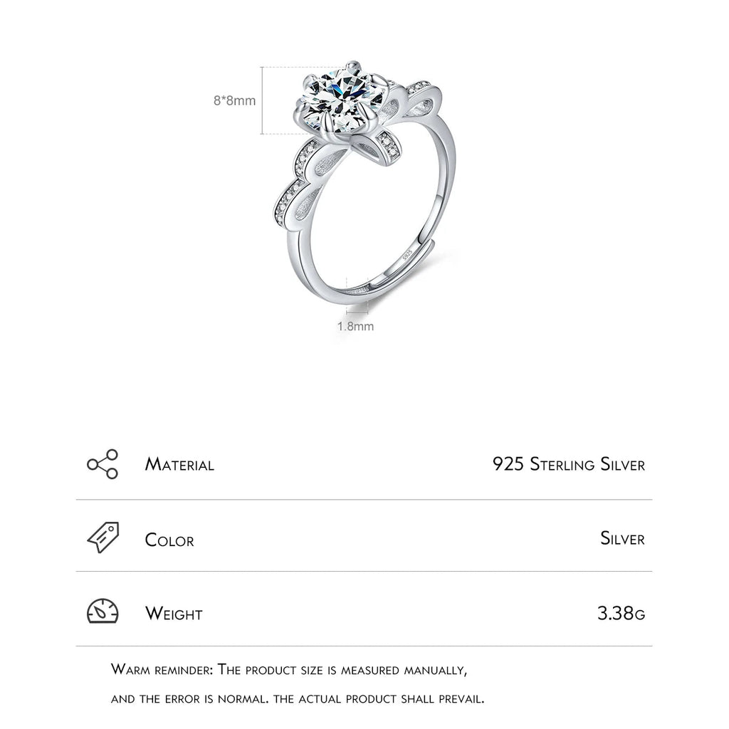 Adjustable Flower Ring