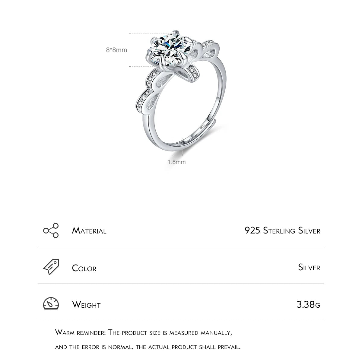 Adjustable Flower Ring