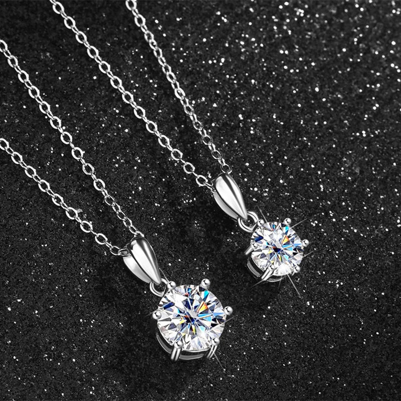 GRA Moissanite Pendant
