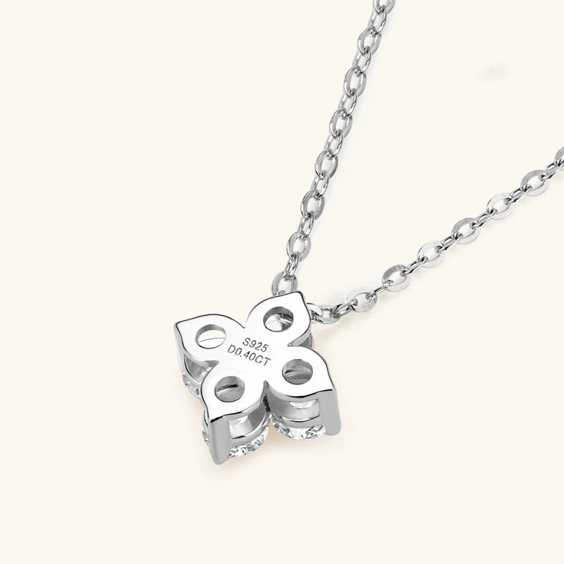 Silver 0.4CT Moissanite Pendant
