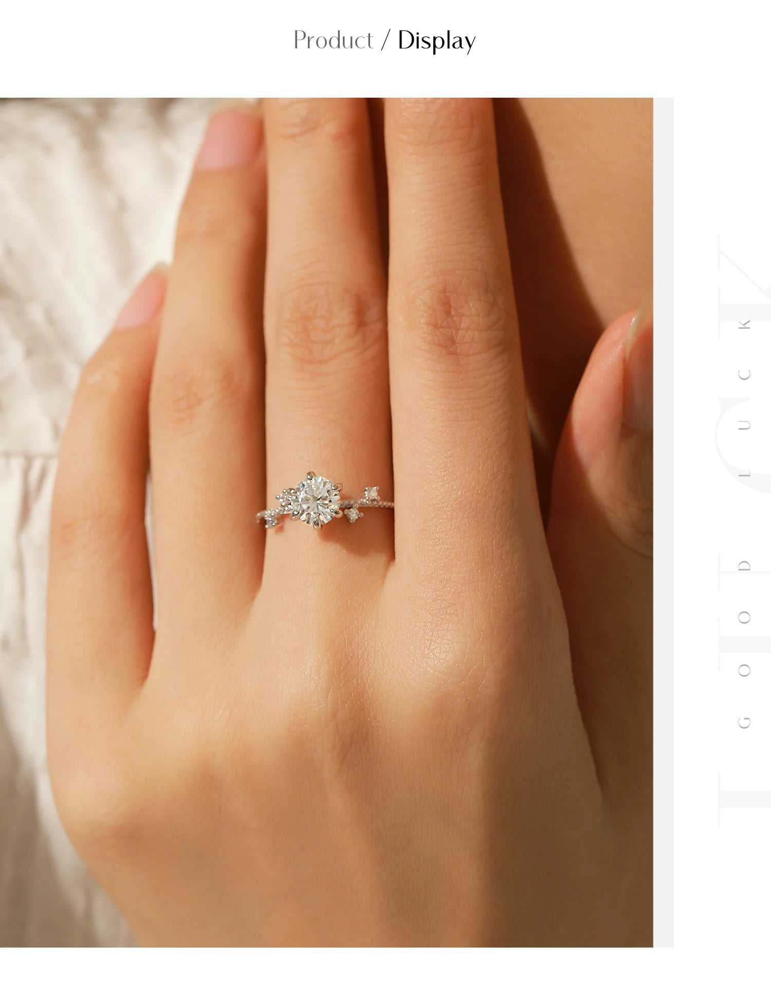Flora Moissanite Ring
